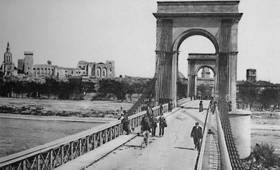 Avignon - Hangbrug, c1925 door Unbekannt