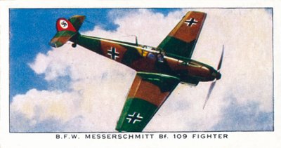 B.F.W. Messerschmitt Bf. 109 jager door Unbekannt