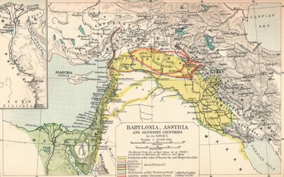 Babylonië, Assyrië en Aangrenzende Landen, ca. 1902, 1903 door Unbekannt