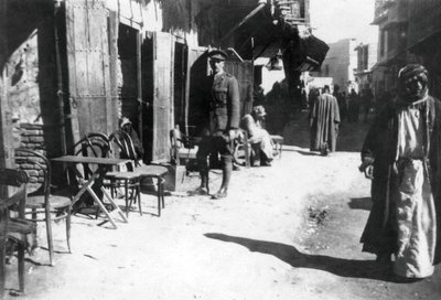 Bazaar van Bagdad, 1918 door Unbekannt