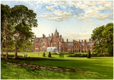 Bagshot Park, Surrey, huis van de Hertog van Connaught, ca. 1880 door Unbekannt