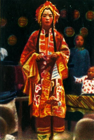 Balladzanger, China, ca. 1928 door Unbekannt