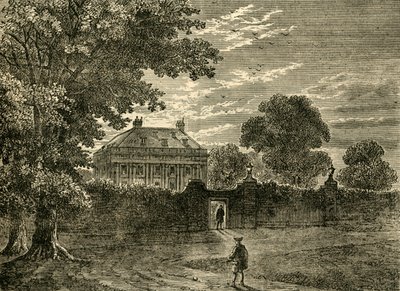 Balmes Huis in 1750, ca. 1876 door Unbekannt