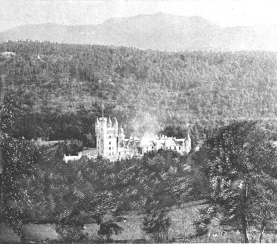 Balmoral Castle ten tijde van Victoria door Unbekannt