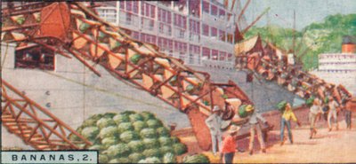 Bananen 2 - Laden van een stoomschip, Costa Rica, 1928 door Unbekannt