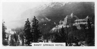 Banff Springs Hotel, Alberta, Canada, ca. 1920s door Unbekannt