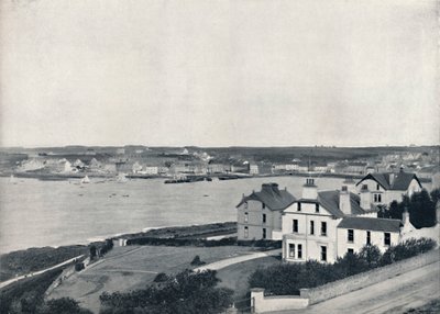 Bangor - De stad en de baai, vanaf Mornington Park, Princeton, 1895 door Unbekannt