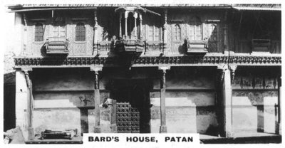 Huis van de barden, Patan, India, c1925 door Unbekannt