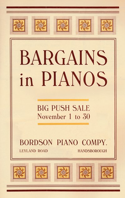 Aanbiedingen in piano