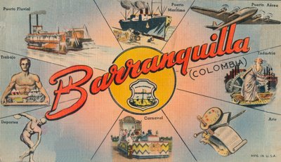 Barranquilla Colombia, ca. 1940s door Unbekannt