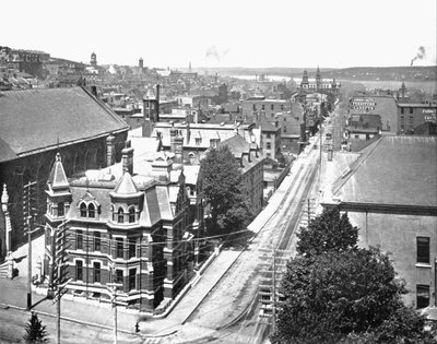 Barrington Street, Halifax, Nova Scotia, Canada, ca. 1900 door Unbekannt