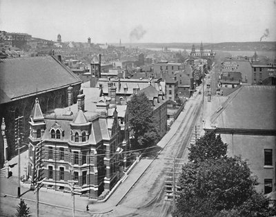 Barrington Street, Halifax, Nova Scotia, c1897 door Unbekannt