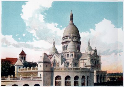 Basiliek van de Sacre Coeur, Parijs door Unbekannt