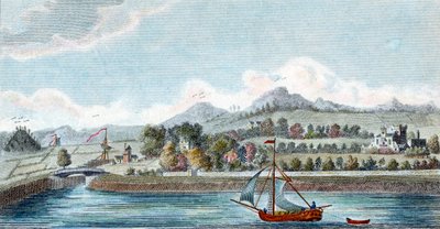Bassin van het Caledonisch Kanaal bij Muirtown nabij Inverness, Schotland, 1822 door Unbekannt