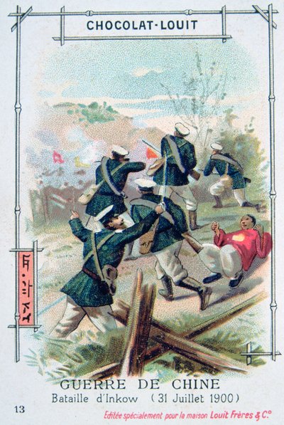 Slag bij Inkow, China, Bokseropstand, 31 juli 1900 door Unbekannt