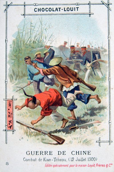 Slag bij Kiao-Tcheou, China, Bokseropstand, 12 juli 1900 door Unbekannt