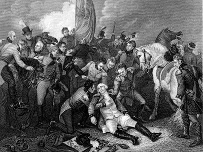 Slag bij Aboukir Bay, Egypte, 21 maart 1801 door Unbekannt
