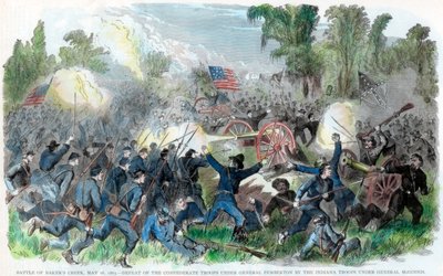 Slag bij Bakers Creek, Mississippi, Amerikaanse Burgeroorlog, 16 mei 1863 door Unbekannt