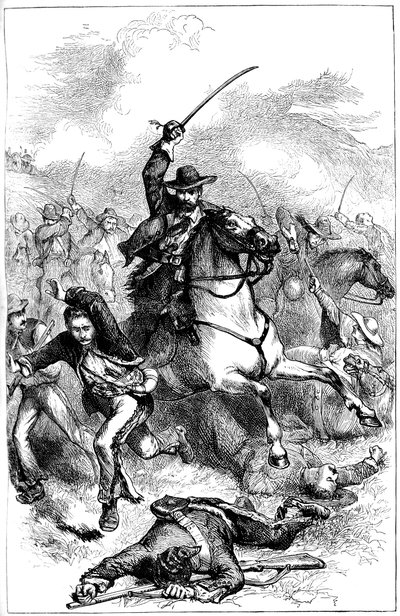 Slag bij Buena Vista, Mexico, 1847 ca. 1880 door Unbekannt