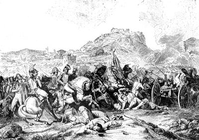 Slag bij Castalla, Spanje, 21 juli 1812, 1882-1884 door Unbekannt