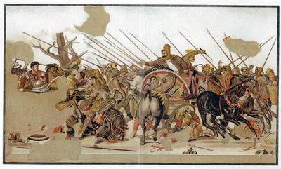 Slag bij Issus, 333 v.Chr., 1e eeuw n.Chr. door Unbekannt
