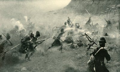 Slag bij Kandahar - De 92e moet de kanonnen nemen, 1901 door Unbekannt