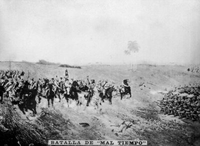 Slag bij Mal Tiempo, 1895, 1920s door Unbekannt