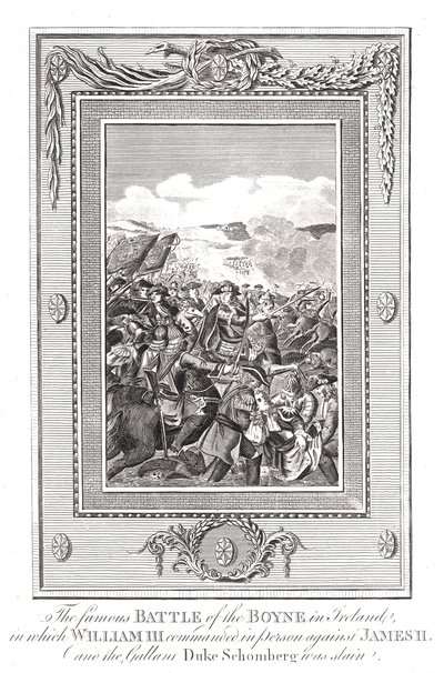 Slag aan de Boyne, 1690 door Unbekannt