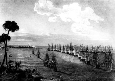 Slag bij de Nijl, 1 augustus 1798, 19e eeuw door Unbekannt