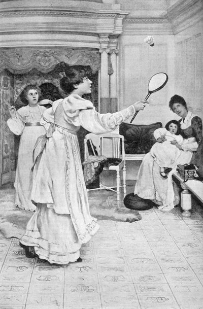 Battledore en Shuttlecock, 1906 door Unbekannt