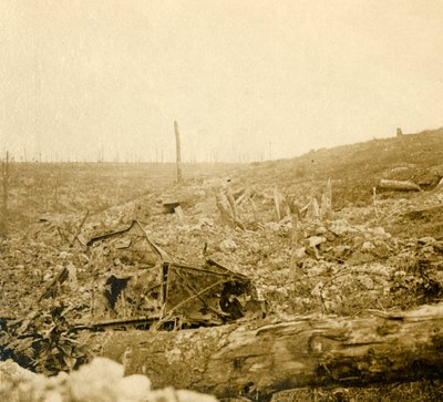 Slagveld, Bezonvaux, Verdun, Noord-Frankrijk, ca. 1914-ca. 1918 door Unbekannt