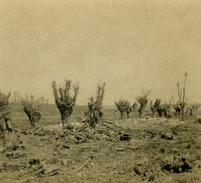 Slagveld, Maurepas, Noord-Frankrijk, c1914-c1918 door Unbekannt