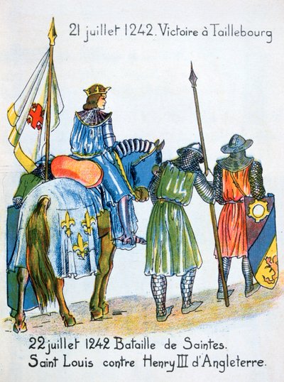 Slagen van Taillebourg en Saintes, Frankrijk, 21 en 22 juli 1242, 20e eeuw door Unbekannt