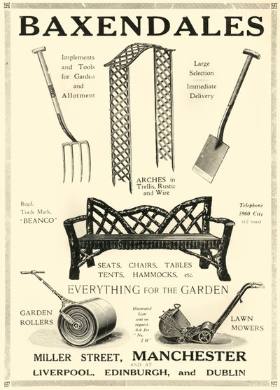 Baxendales, 1920 door Unbekannt