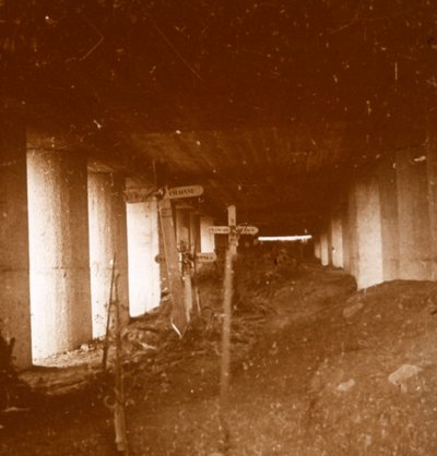 Bajonet Loopgraaf, Verdun, Noord-Frankrijk, ca. 1916-1918 door Unbekannt