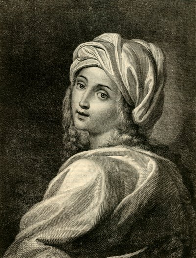 Beatrice Cenci naar het schilderij van Guido Reni, 1882 door Unbekannt
