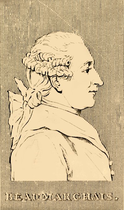 Beaumarchais, 1732-1799 door Unbekannt