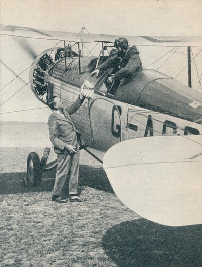 Voor de eerste vlucht over de Mount Everest, 1933 ca. 1937 door Unbekannt