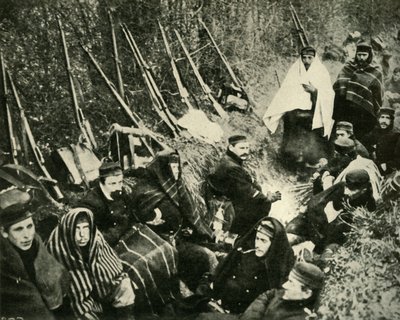 Belgische soldaten in de loopgraven, Eerste Wereldoorlog, 1914, ca. 1920 door Unbekannt