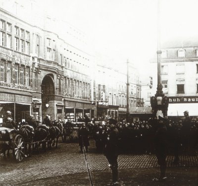 Belgische troepen, Aken, Duitsland, c1914-c1918 door Unbekannt