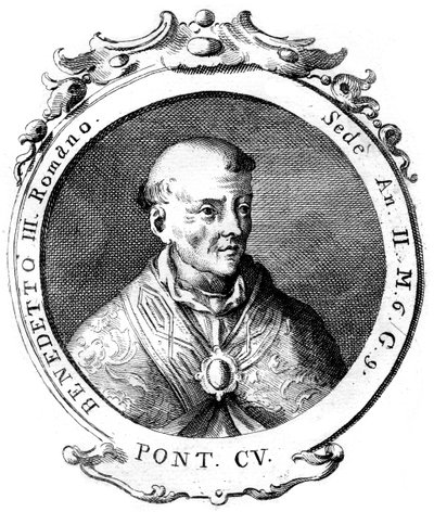 Benedictus III, Paus van de Katholieke Kerk door Unbekannt