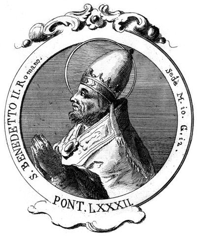 Benedictus II, paus van de Katholieke Kerk door Unbekannt