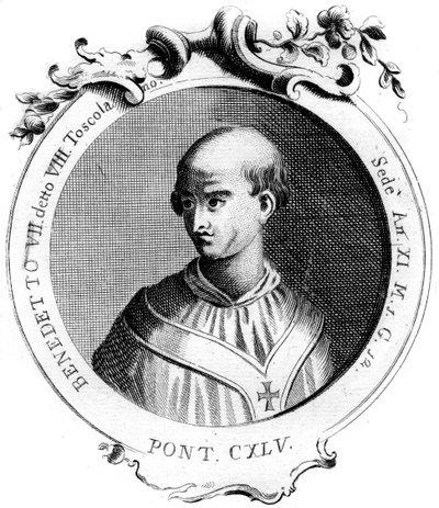 Benedictus VII, paus van de Katholieke Kerk door Unbekannt
