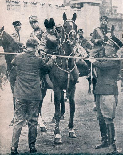 Benito Mussolini, Italiaanse fascistische leider, ca. 1922-1933 door Unbekannt