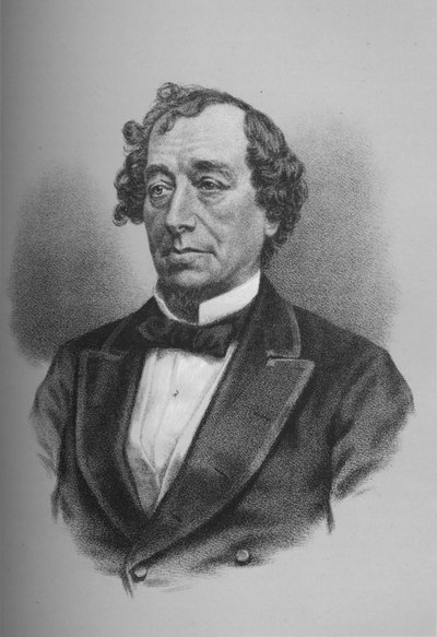 Benjamin Disraeli, Graaf van Beaconsfield, Britse staatsman, ca. 1868, 1936 door Unbekannt