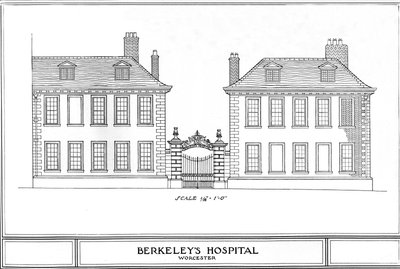 Berkeleys Hospital, Worcester, Worcestershire door Unbekannt