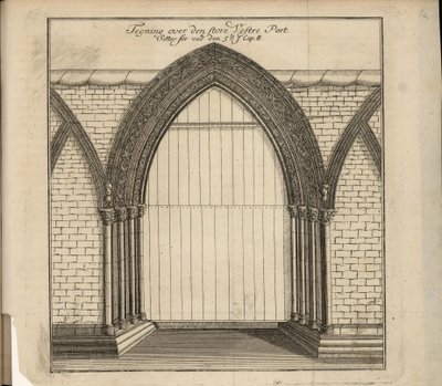 Beschrijving van de voorheen zeer prachtige en beroemde Domkerk in Throndhjem, eigenlijk Christ-Kirken genoemd door Unbekannt