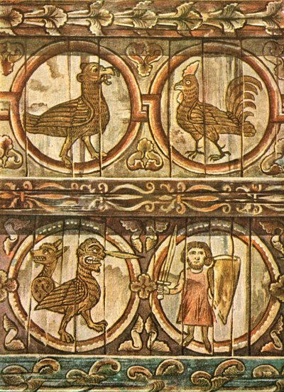 Bestiarium plafond, Metz, Frankrijk, 1928 door Unbekannt