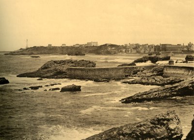 Biarritz - La Digue de la Cafetiere, ca. 1930 door Unbekannt