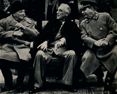 Grote Drie Conferentie op de Krim, februari 1945 door Unbekannt